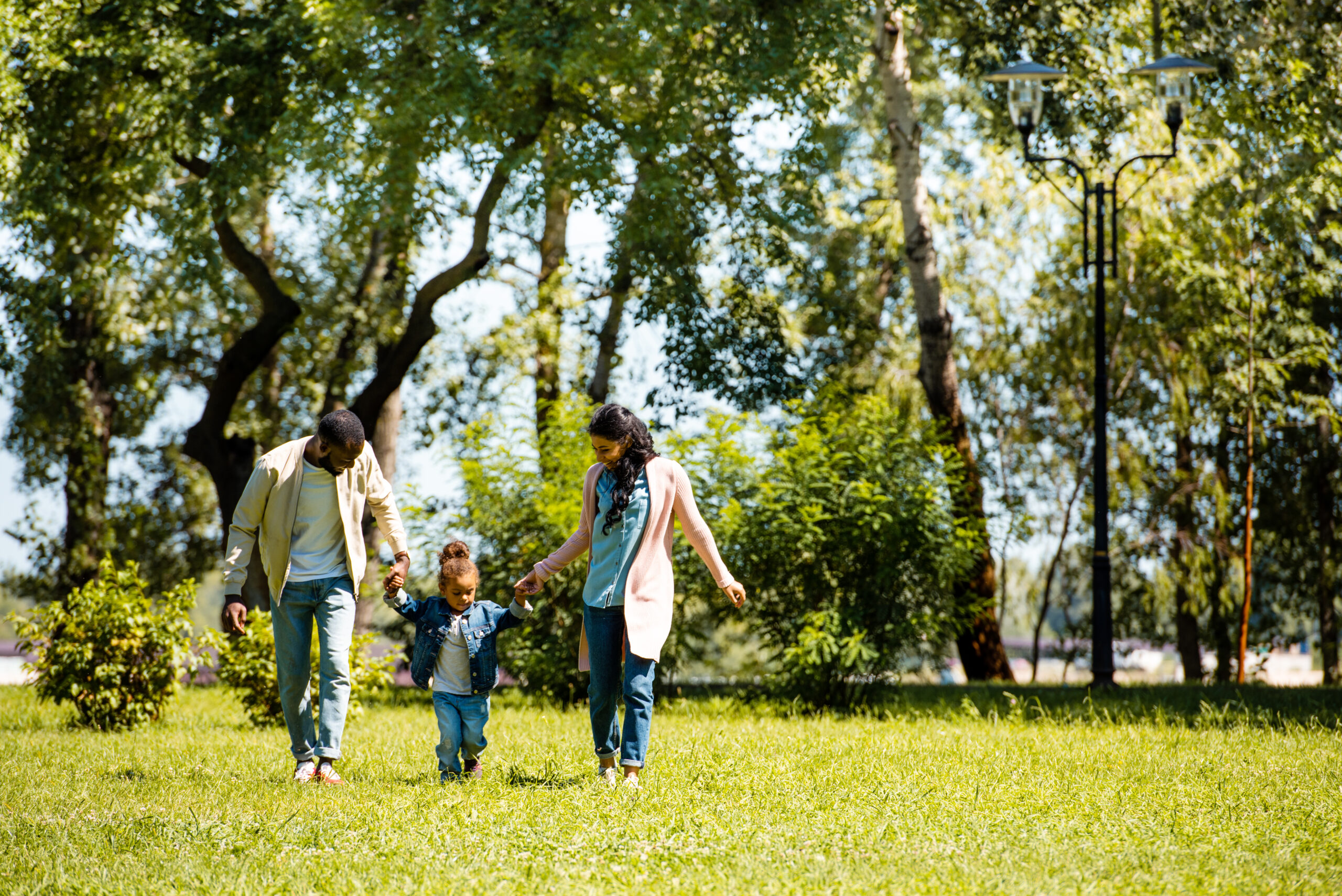 Family at the park.